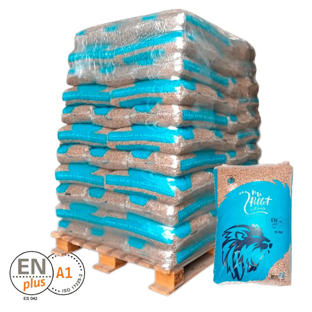 Mi Pellet y Más Holzpellets – 77 Säcke à 15 kg (1.155 kg), ENplus A1